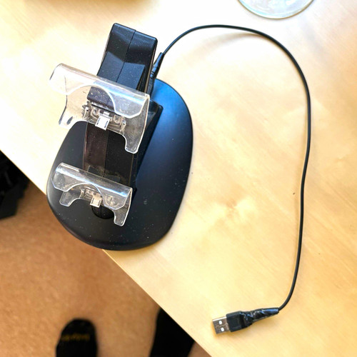 Dual usb wired stand charging - wired,